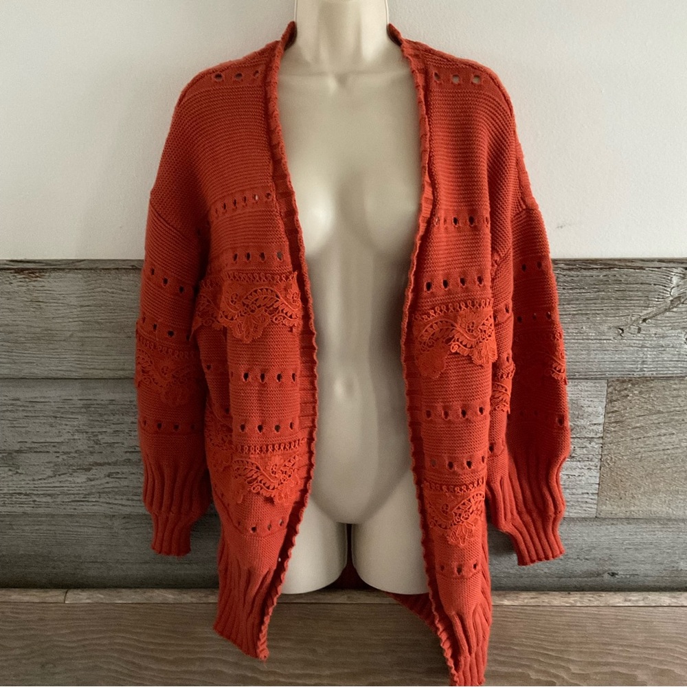 White Birch rush knit cardigan size L/XL